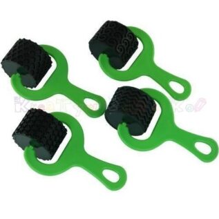 wałki gumowe do faktur zielone 4szt