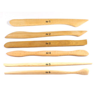 szpatułka drewniana do ceramiki